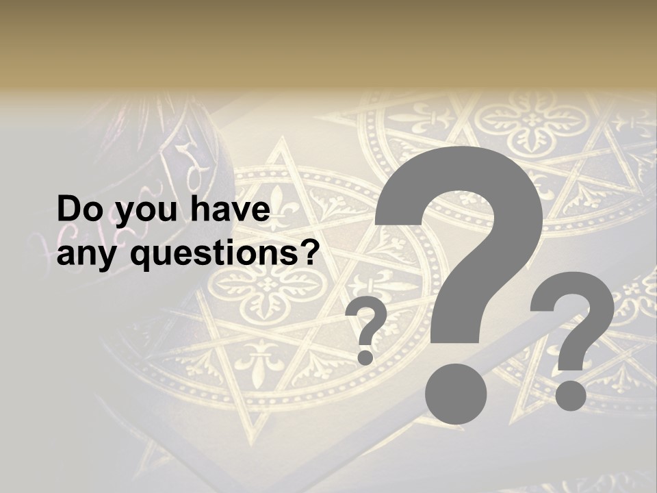 Zodiac Divination Spirit PowerPoint Template