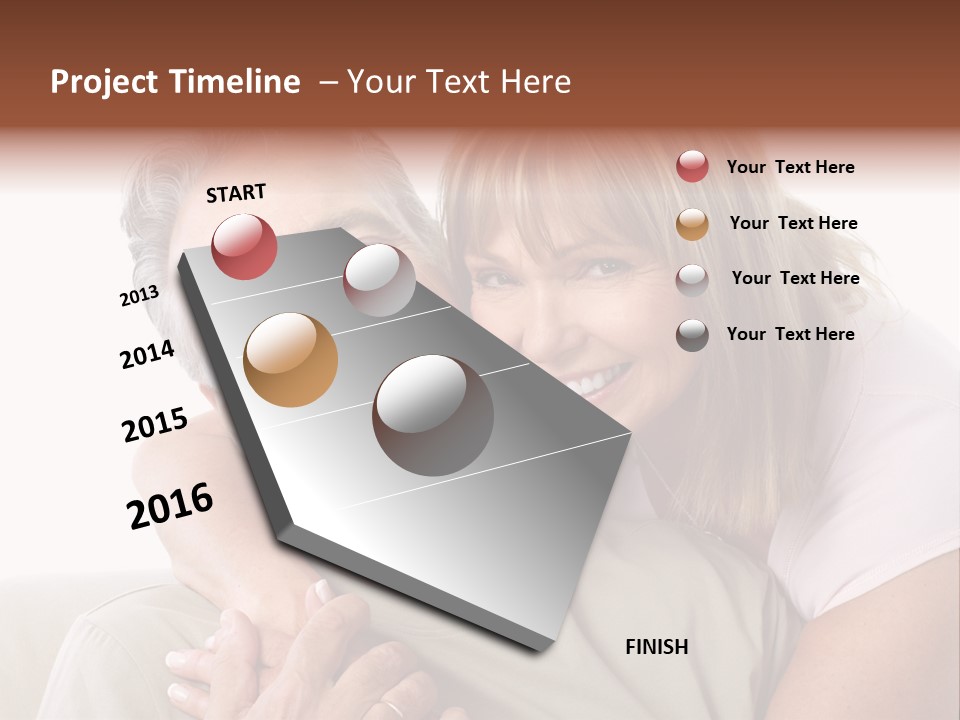 Woman Isolated Lover PowerPoint Template