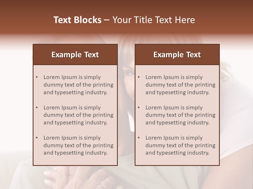 Woman Isolated Lover PowerPoint Template