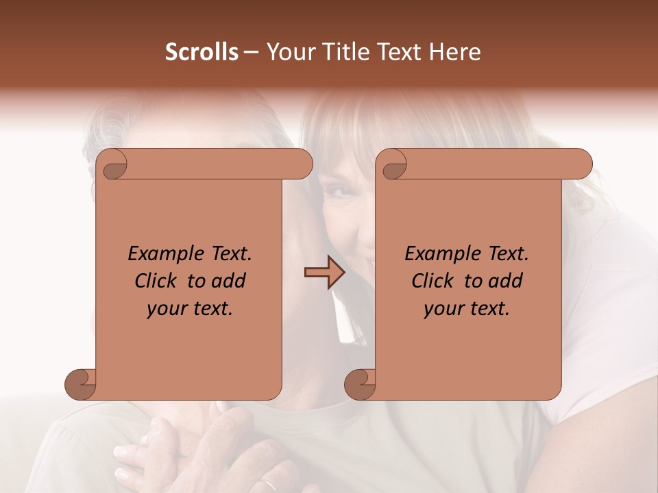 Woman Isolated Lover PowerPoint Template