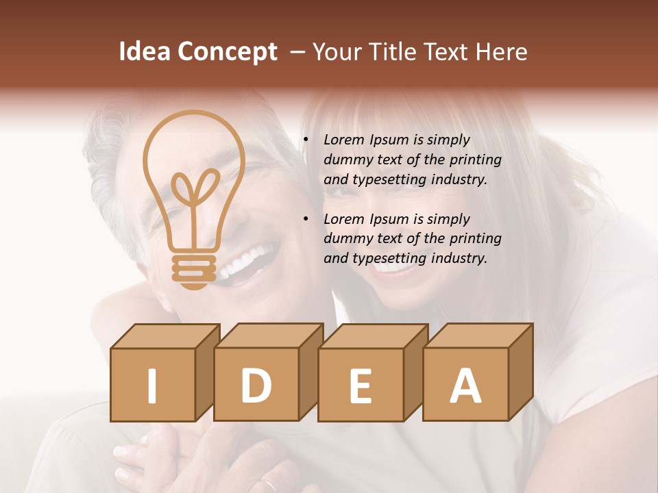 Woman Isolated Lover PowerPoint Template