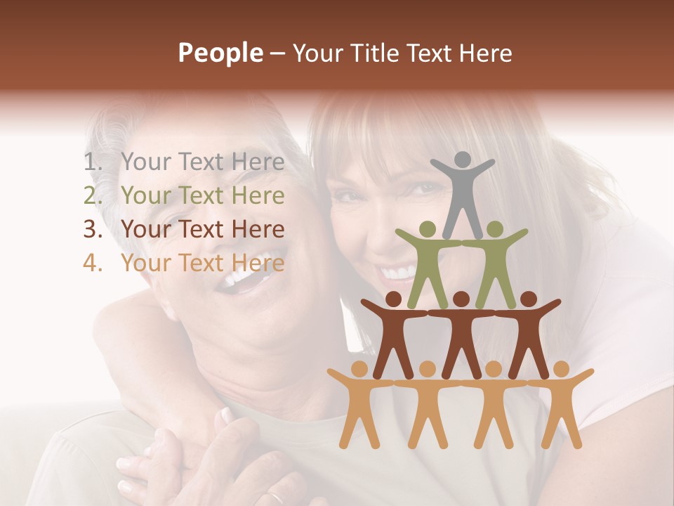 Woman Isolated Lover PowerPoint Template