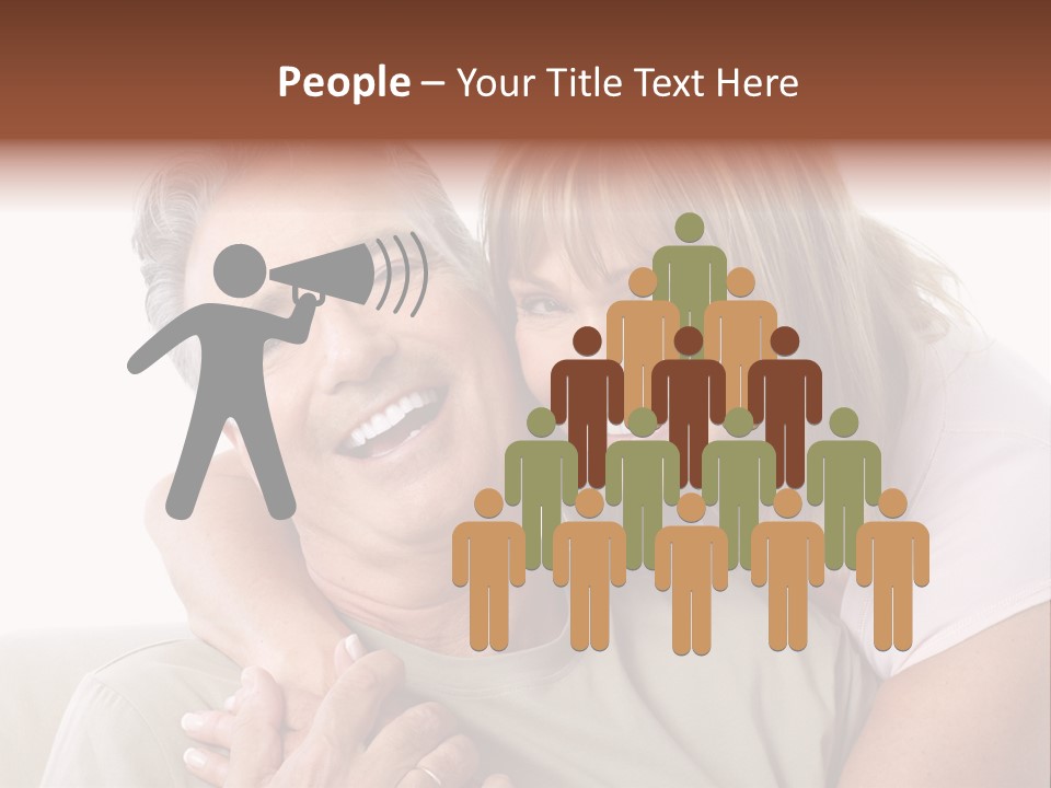 Woman Isolated Lover PowerPoint Template