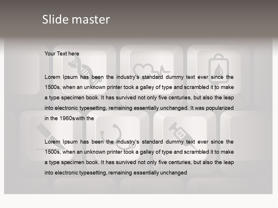 Simple Bright Background PowerPoint Template