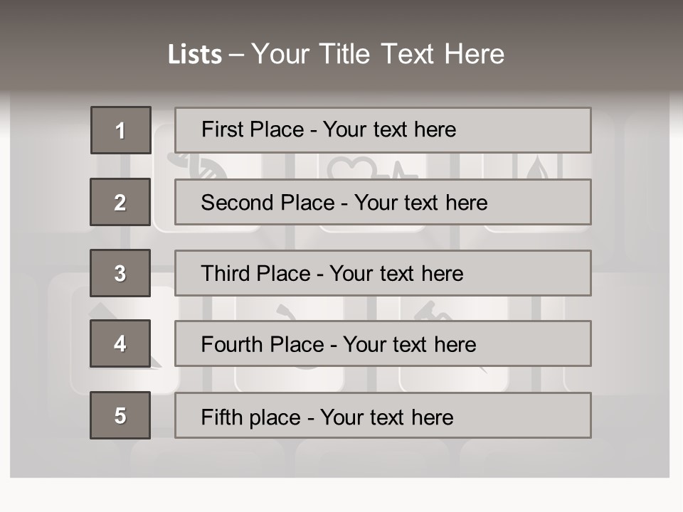 Simple Bright Background PowerPoint Template