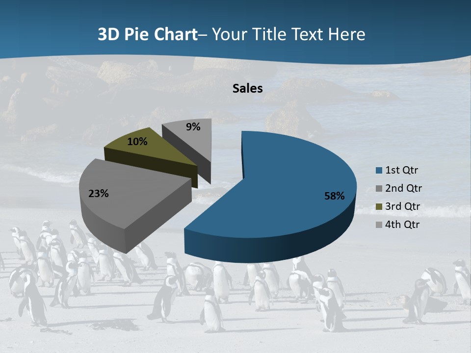 Swim Sun Sunrise PowerPoint Template