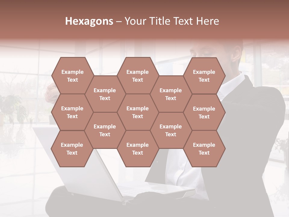 Gesture Caucasian Happiness PowerPoint Template