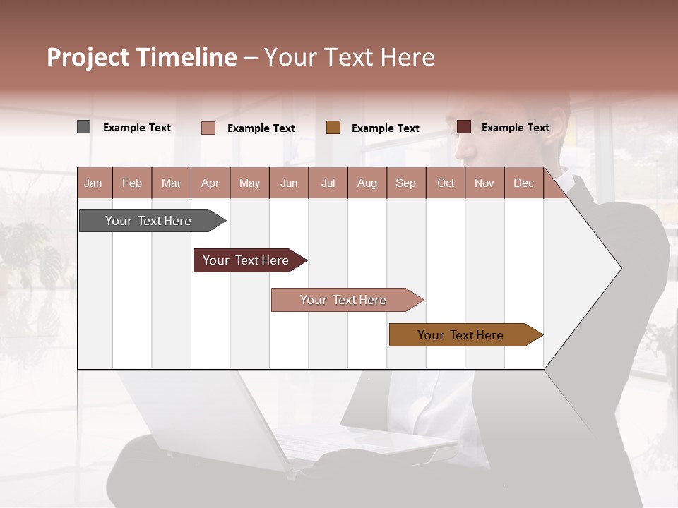 Gesture Caucasian Happiness PowerPoint Template