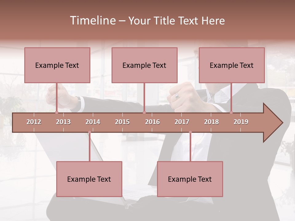 Gesture Caucasian Happiness PowerPoint Template