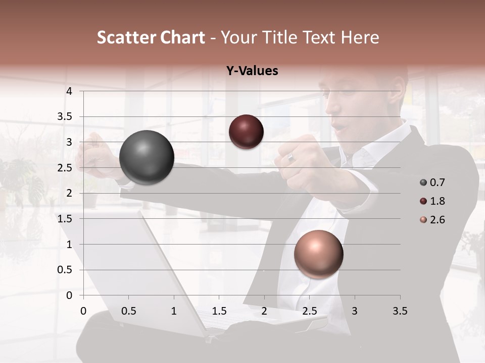 Gesture Caucasian Happiness PowerPoint Template