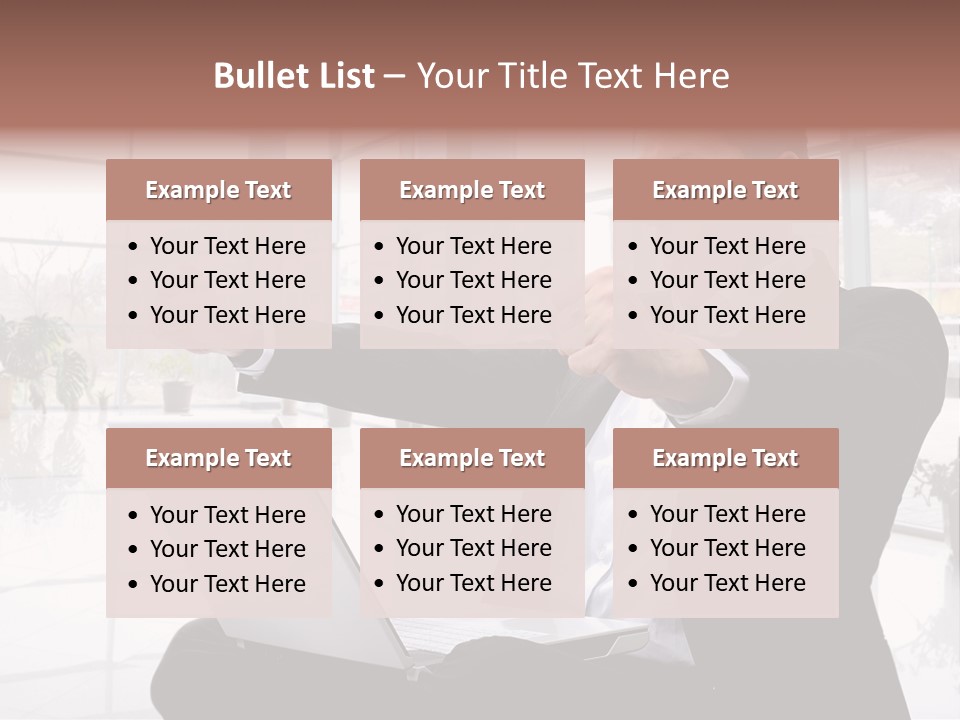 Gesture Caucasian Happiness PowerPoint Template