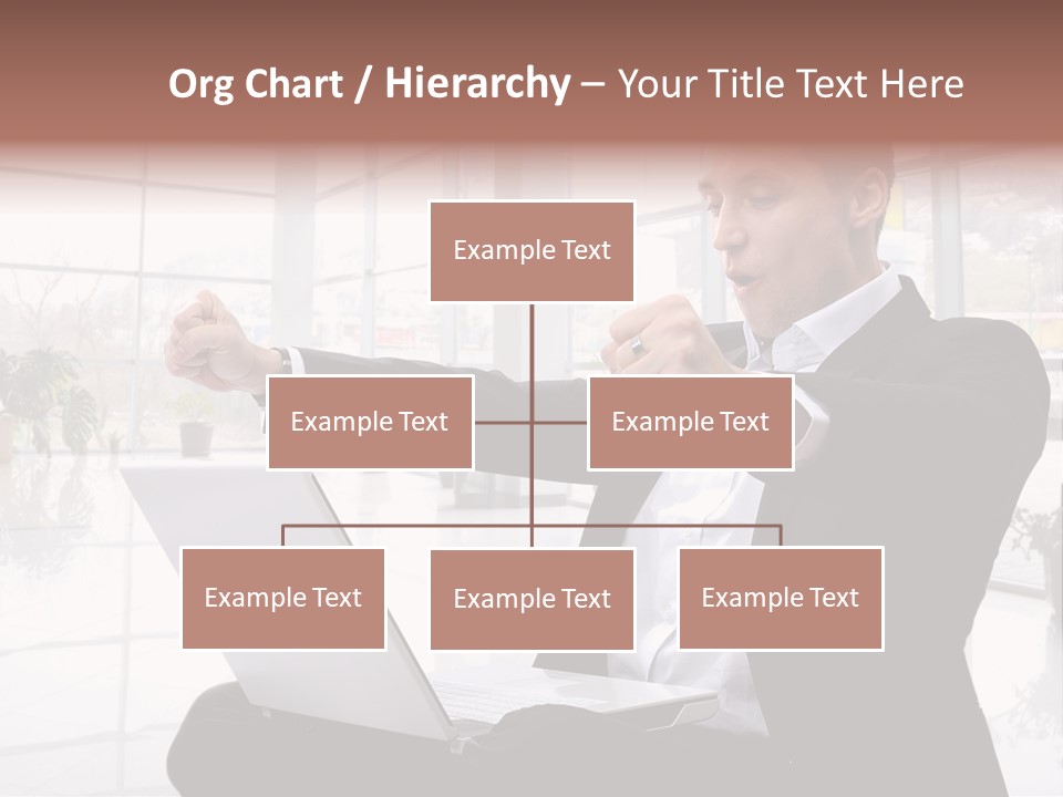 Gesture Caucasian Happiness PowerPoint Template