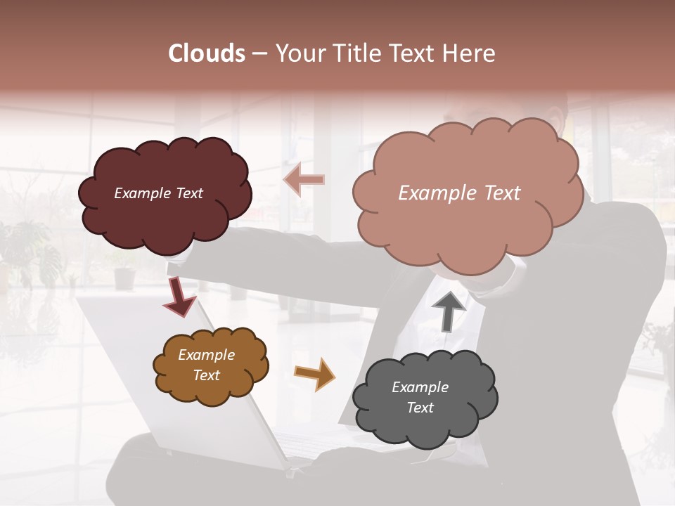 Gesture Caucasian Happiness PowerPoint Template