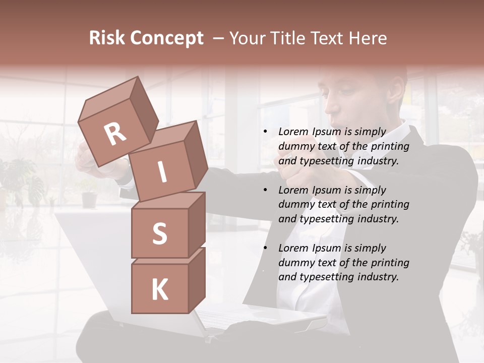 Gesture Caucasian Happiness PowerPoint Template