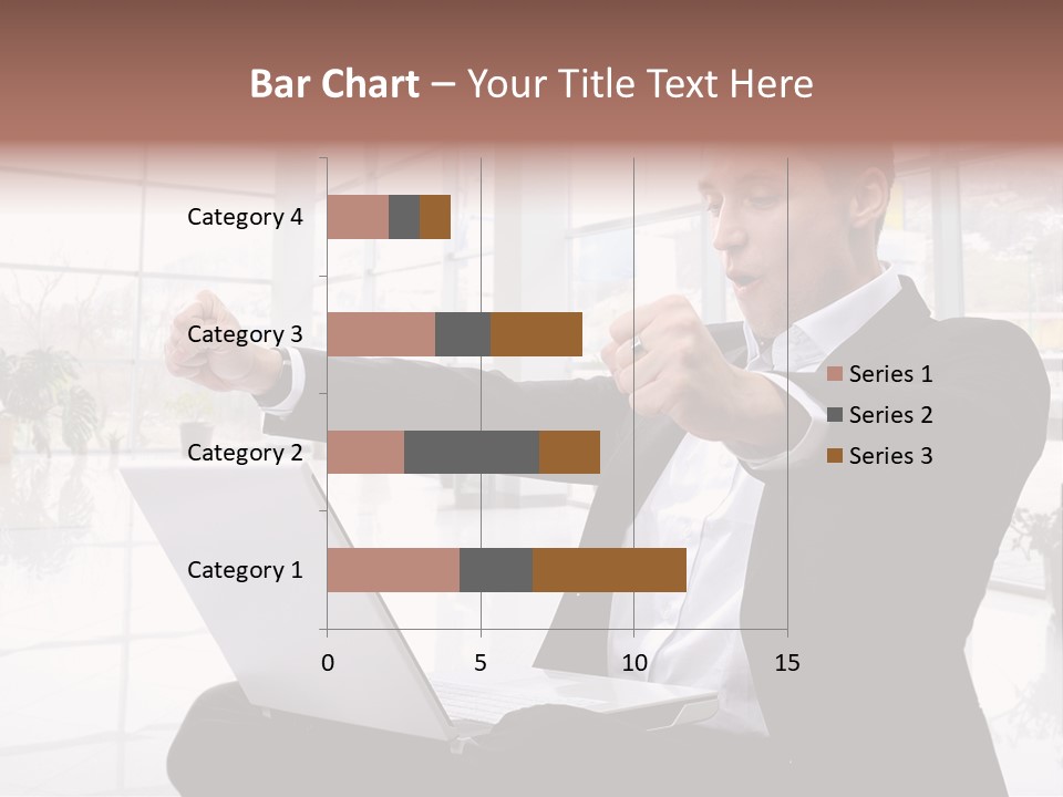 Gesture Caucasian Happiness PowerPoint Template