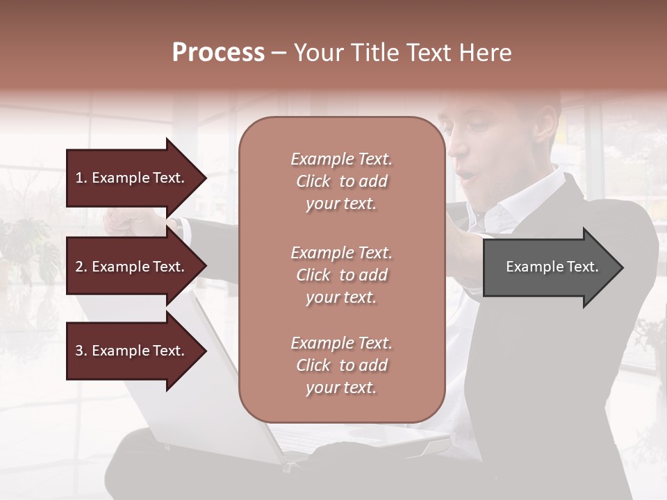 Gesture Caucasian Happiness PowerPoint Template