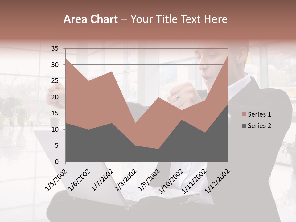 Gesture Caucasian Happiness PowerPoint Template