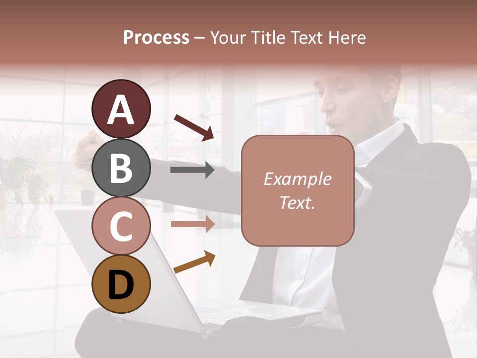 Gesture Caucasian Happiness PowerPoint Template