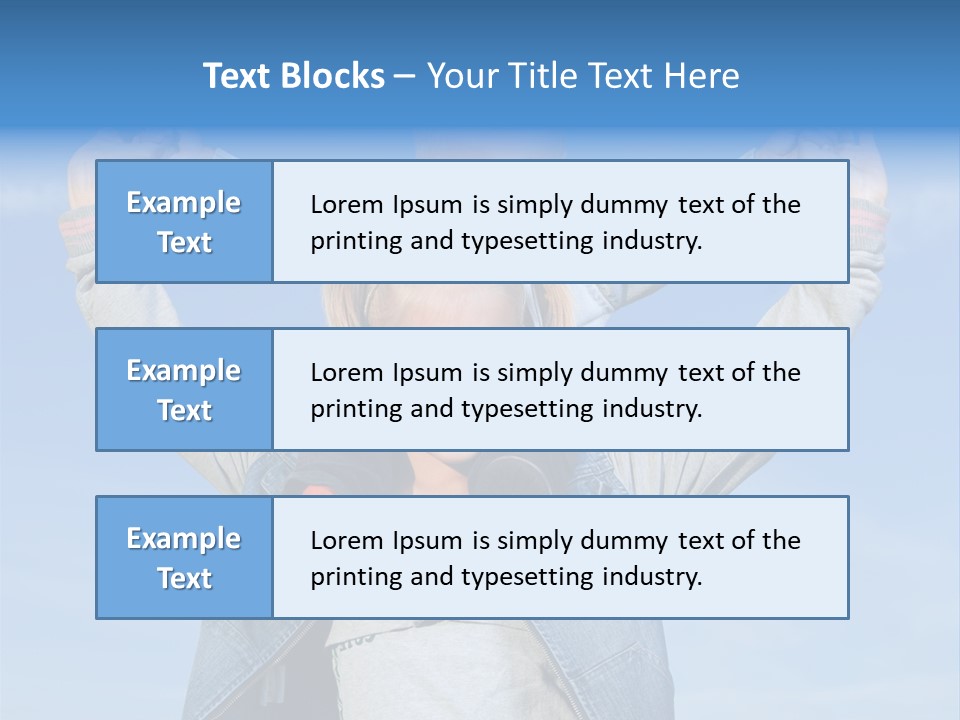 Caucasian Family Sun PowerPoint Template
