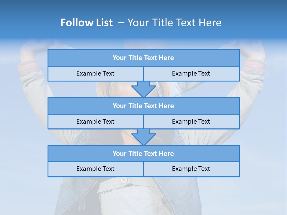Caucasian Family Sun PowerPoint Template
