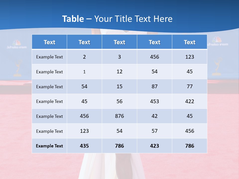 Actor Award Entertainment PowerPoint Template
