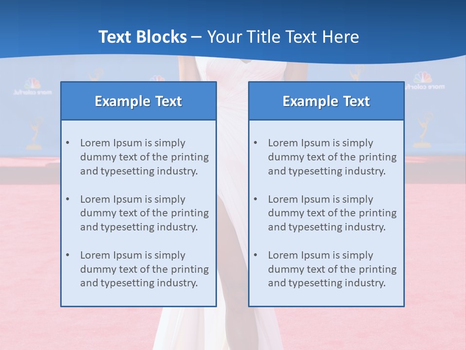 Actor Award Entertainment PowerPoint Template
