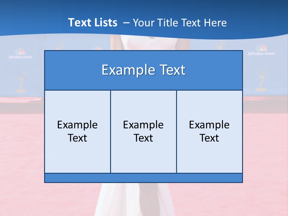 Actor Award Entertainment PowerPoint Template