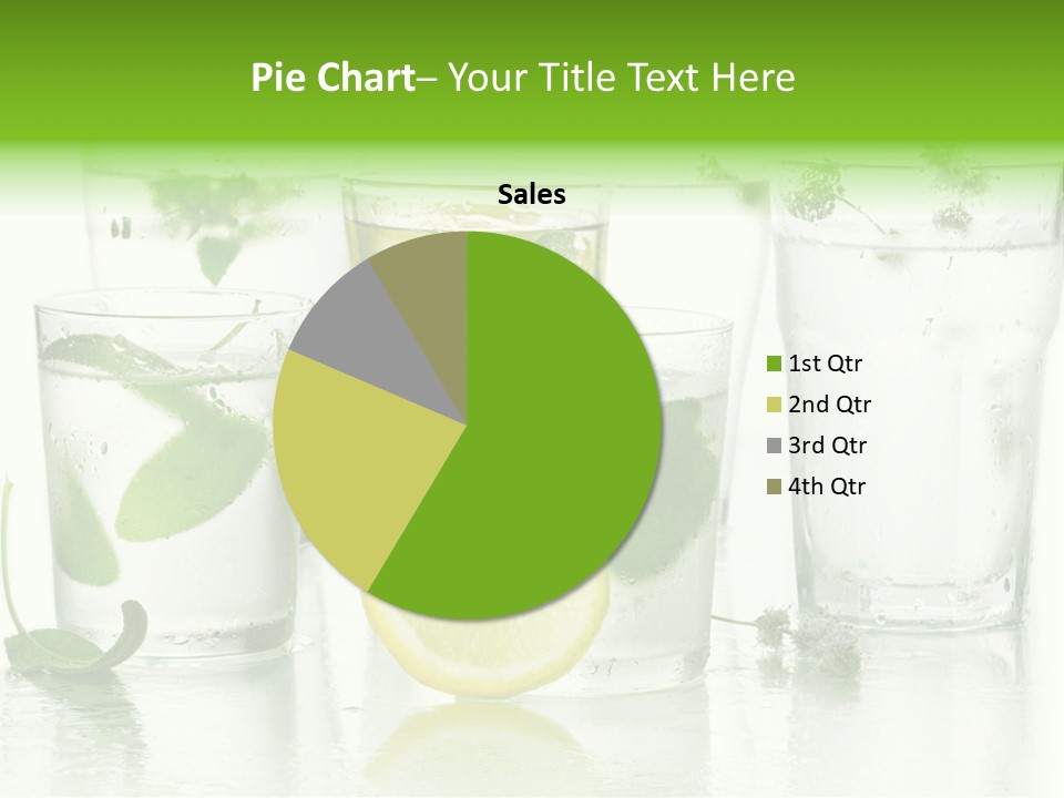 Healthy Crystal Tumbler PowerPoint Template