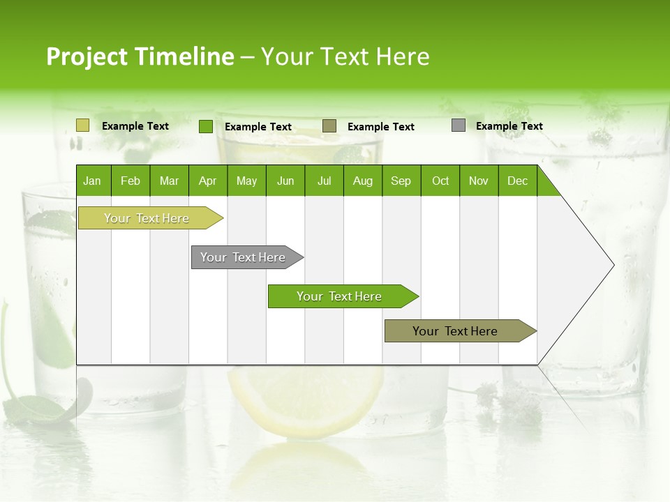 Healthy Crystal Tumbler PowerPoint Template