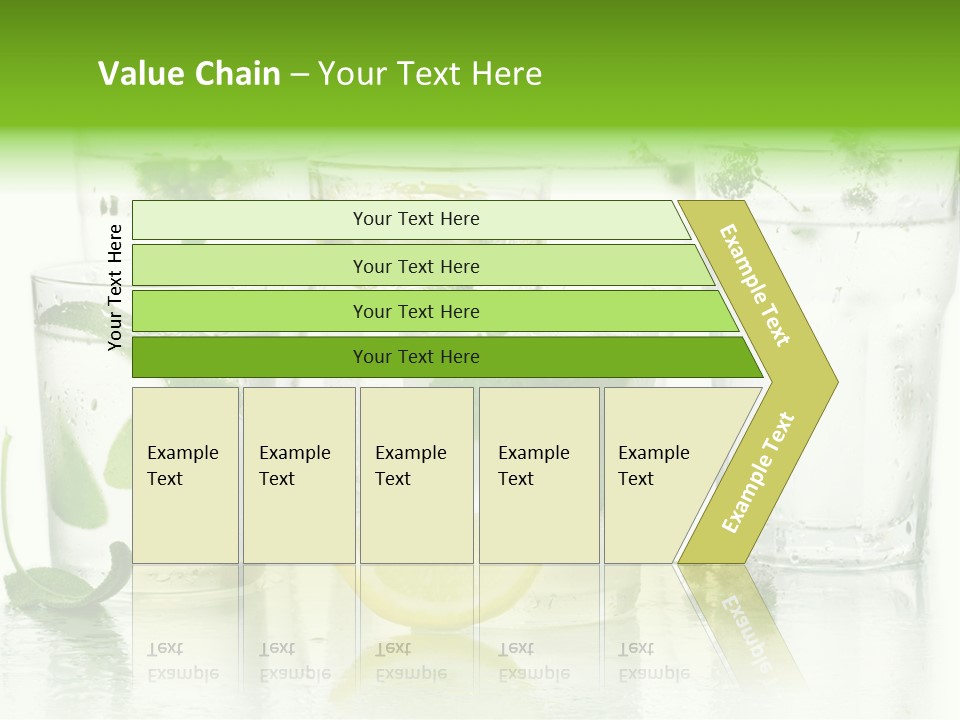 Healthy Crystal Tumbler PowerPoint Template