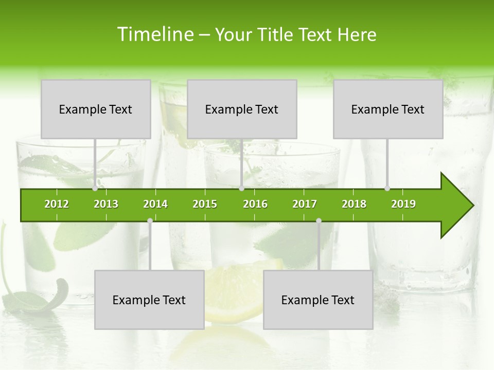 Healthy Crystal Tumbler PowerPoint Template