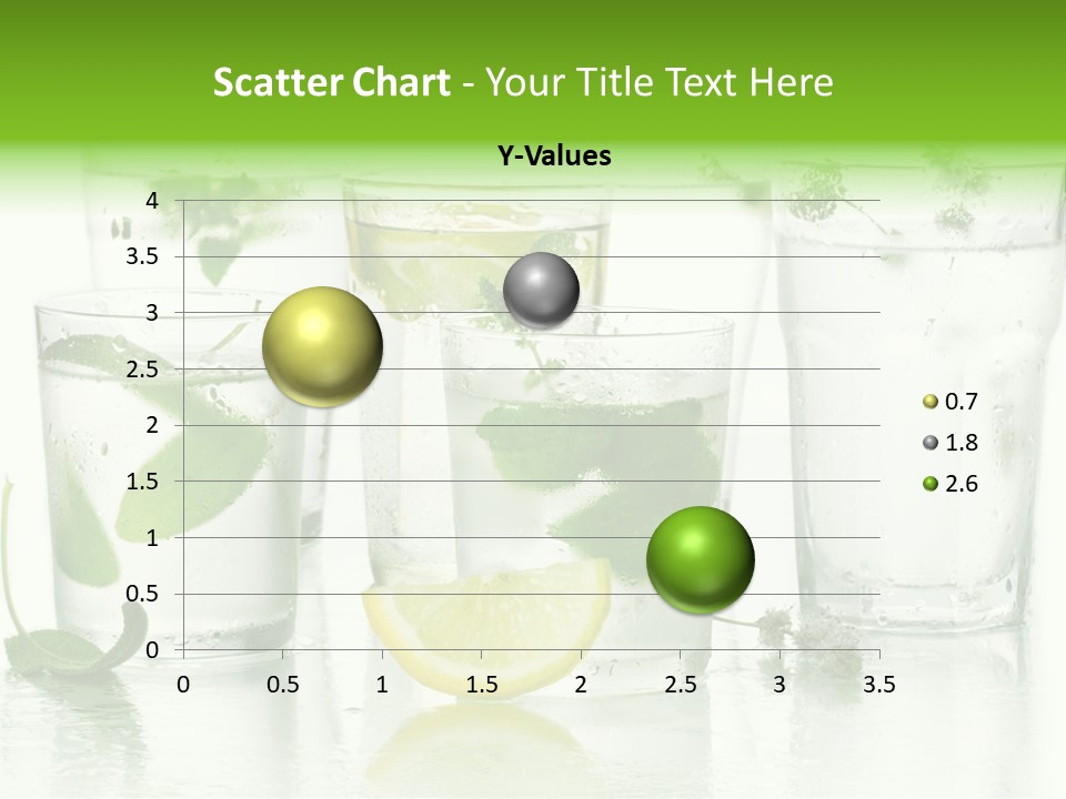 Healthy Crystal Tumbler PowerPoint Template