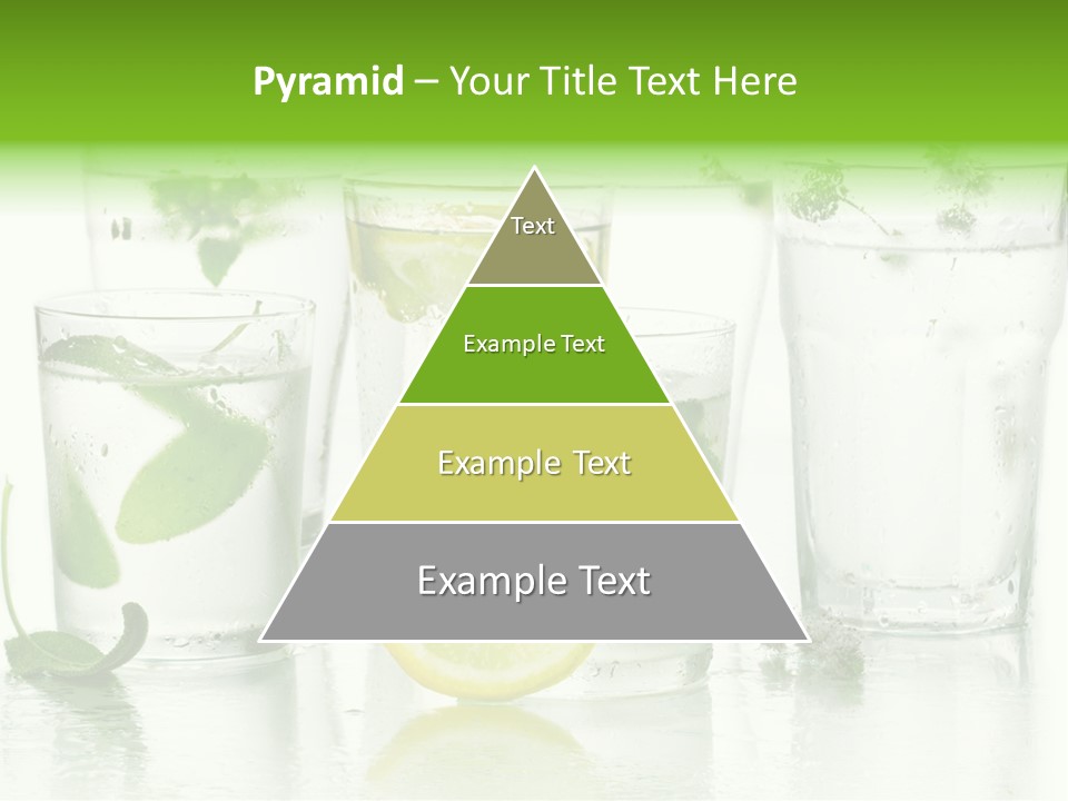 Healthy Crystal Tumbler PowerPoint Template