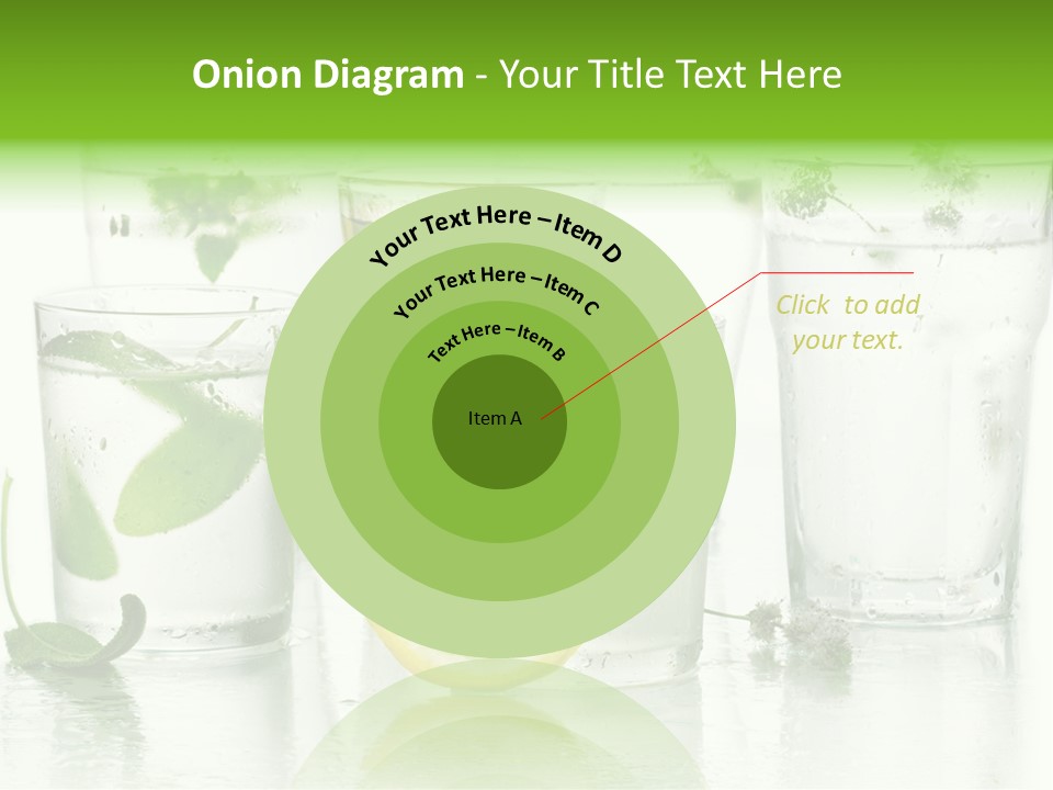 Healthy Crystal Tumbler PowerPoint Template