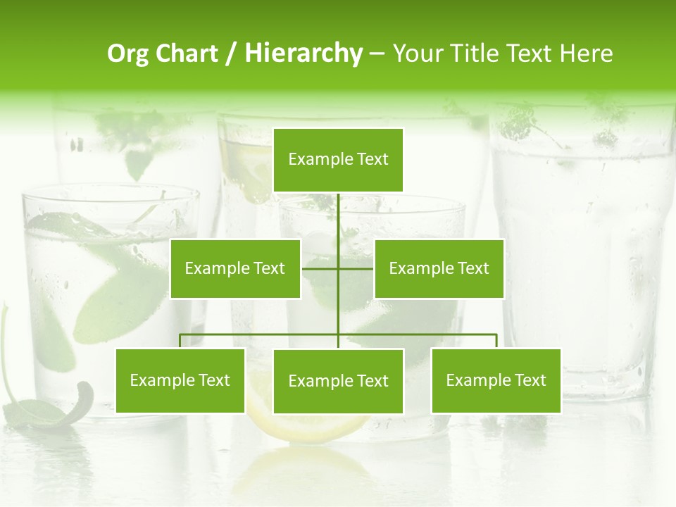 Healthy Crystal Tumbler PowerPoint Template