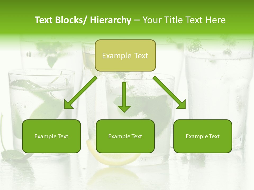 Healthy Crystal Tumbler PowerPoint Template