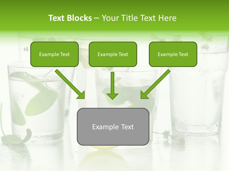 Healthy Crystal Tumbler PowerPoint Template