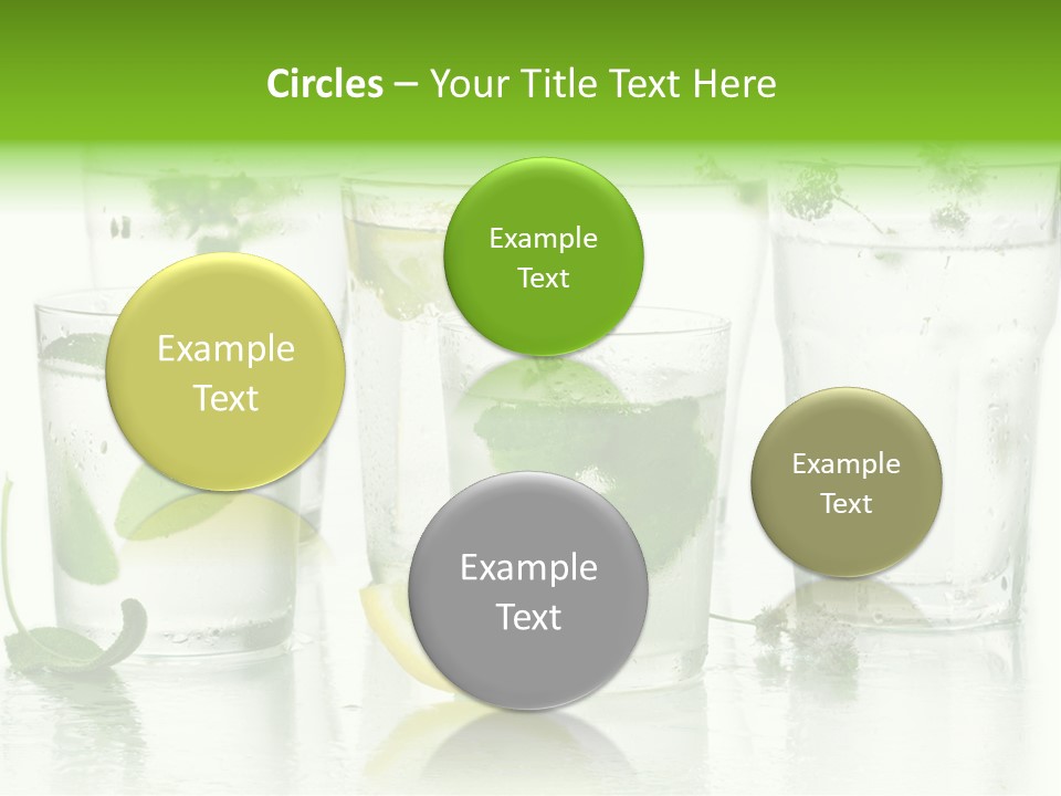 Healthy Crystal Tumbler PowerPoint Template