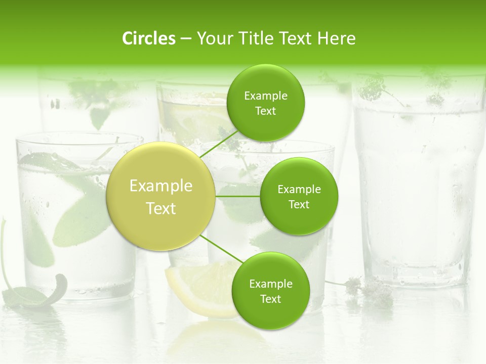 Healthy Crystal Tumbler PowerPoint Template