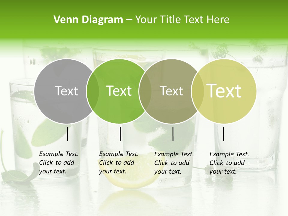 Healthy Crystal Tumbler PowerPoint Template