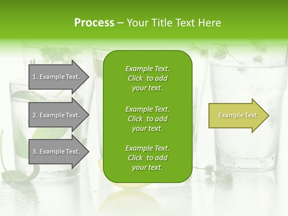 Healthy Crystal Tumbler PowerPoint Template