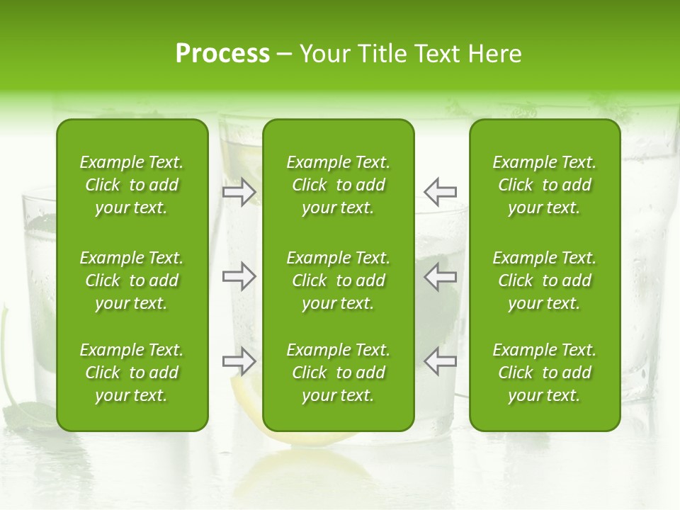 Healthy Crystal Tumbler PowerPoint Template