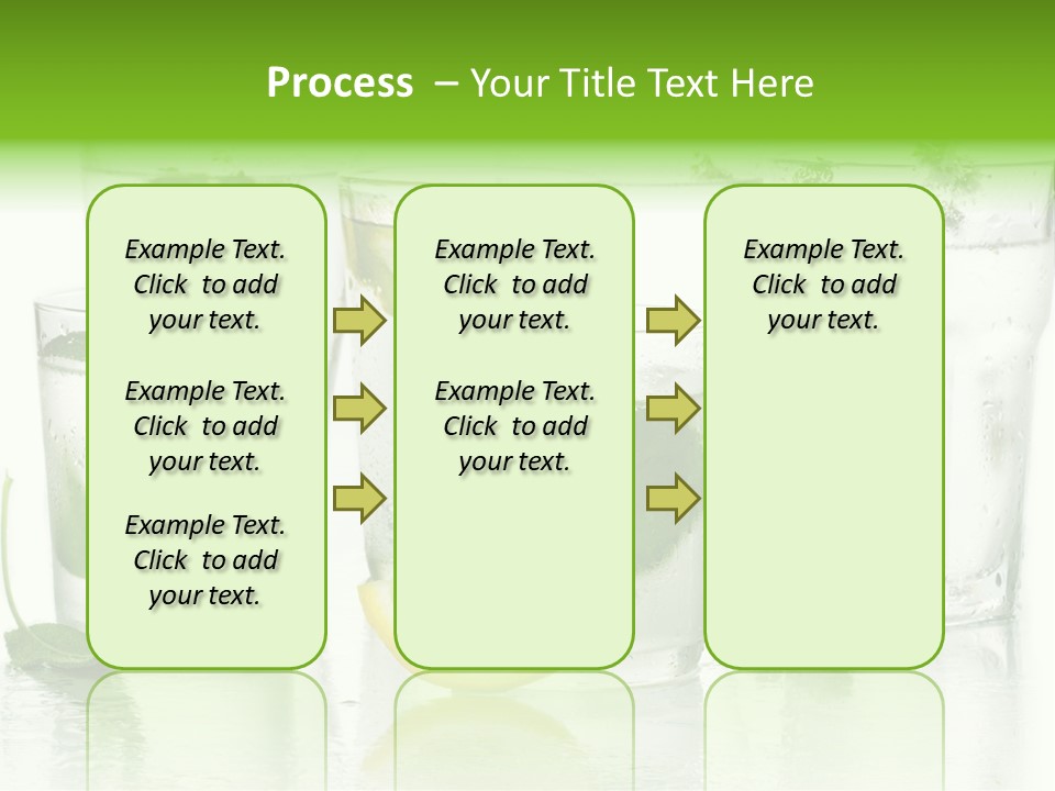 Healthy Crystal Tumbler PowerPoint Template