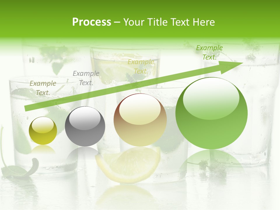 Healthy Crystal Tumbler PowerPoint Template