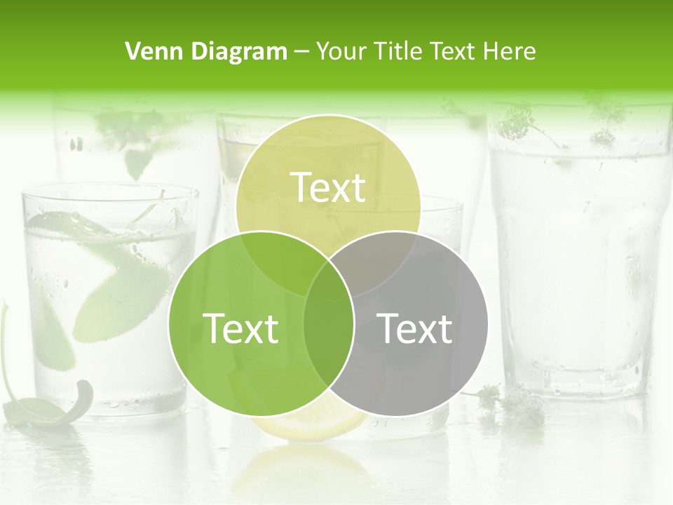Healthy Crystal Tumbler PowerPoint Template