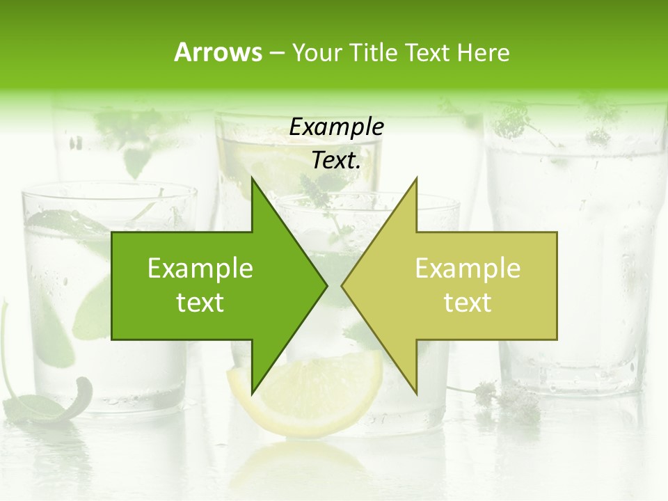 Healthy Crystal Tumbler PowerPoint Template