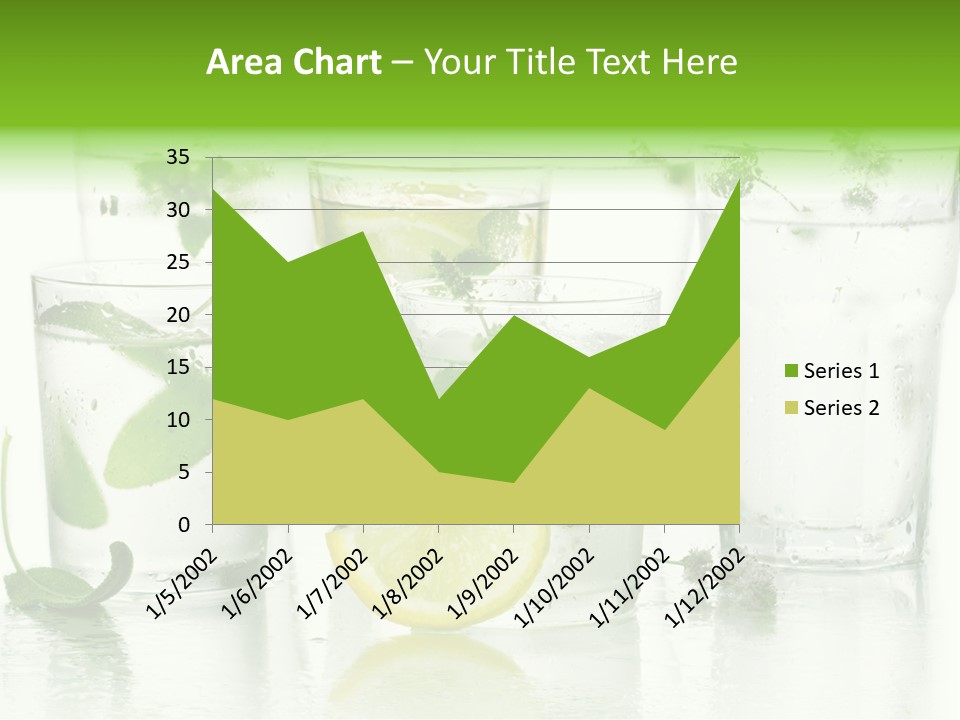 Healthy Crystal Tumbler PowerPoint Template