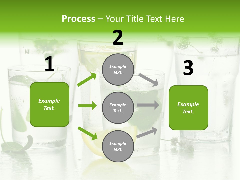 Healthy Crystal Tumbler PowerPoint Template