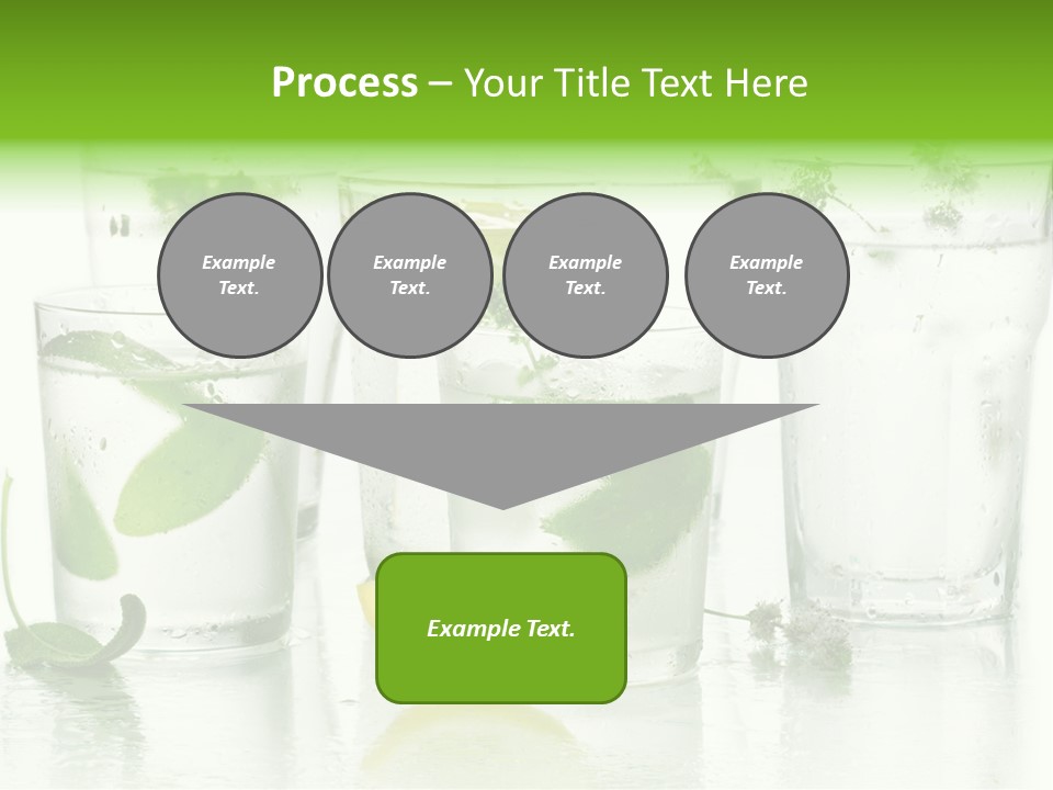 Healthy Crystal Tumbler PowerPoint Template