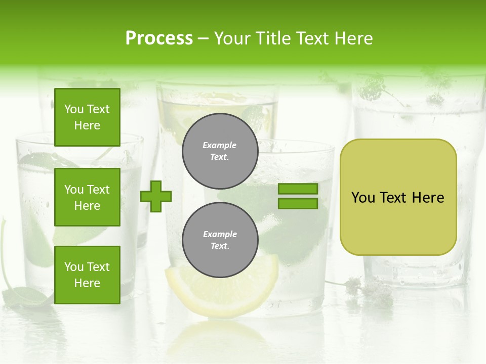 Healthy Crystal Tumbler PowerPoint Template